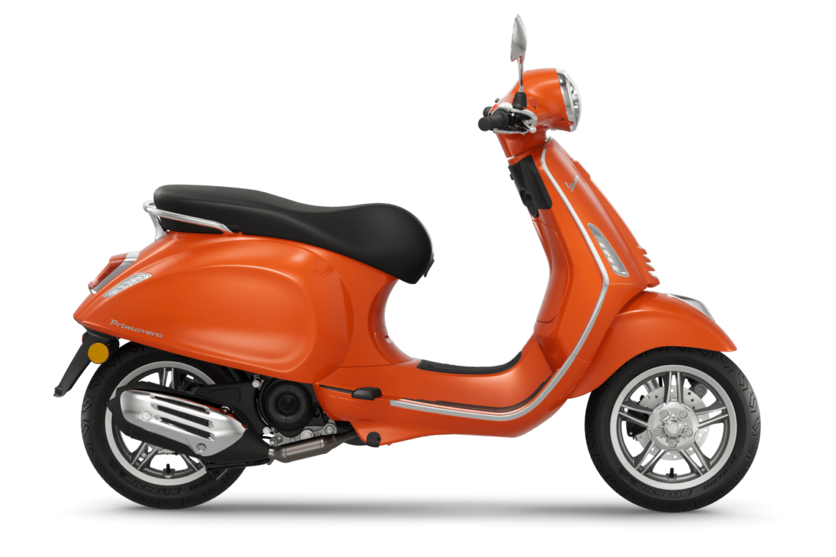 Vespa primavera 50 orange