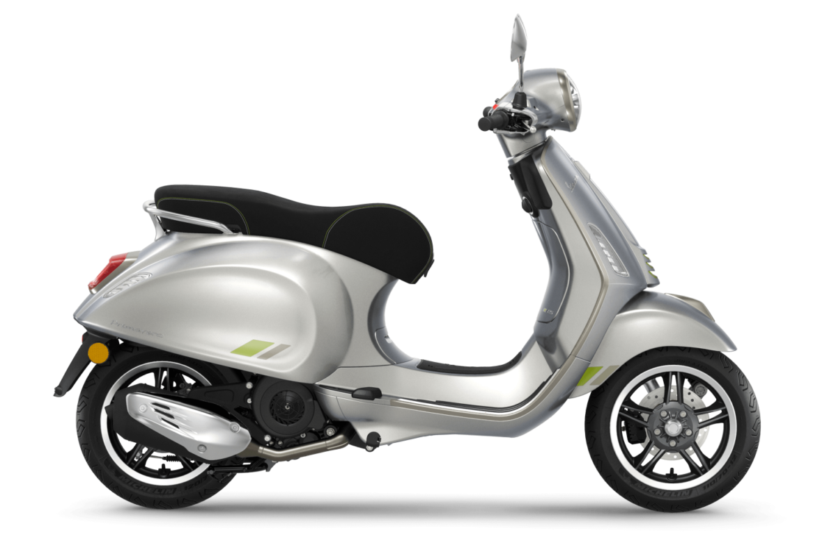 vespa primavera tech 125 grey