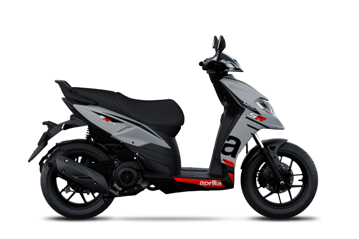 aprilia sr125 grey