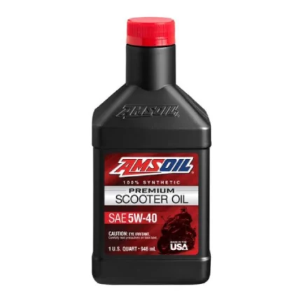 AMSOIL PREMIUM 100% SYNTHETIC 5W40 SCOOTER OIL (946ml) APSQT