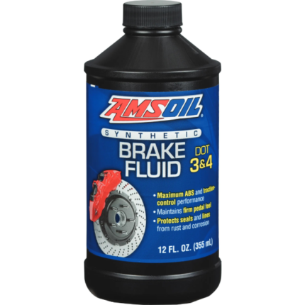 AMSOIL DOT 3 & DOT 4 100% SYNTHETIC BRAKE FLUID (12oz - 355ml) BFLVCN