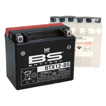 ΜΠΑΤΑΡΙA BS BATTERY BTX12-BS BEVERLY 300/350 V-STROM 650 TDM 850 GSXR 1000