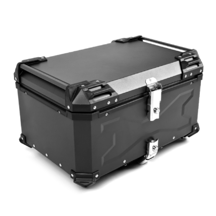 Βαλίτσα X-TYPE ALU BAGS 65 λίτρα μαύρη με πιάστρα, εσωτερική επένδυση & μαλακή πλάτη