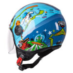 Κράνος Pilot Fazer Junior μπλε3