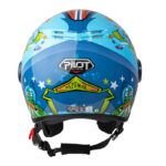 Κράνος Pilot Fazer Junior μπλε4