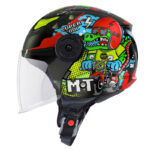 Κράνος MT Lite Dino Junior Α1 μαύρο matt