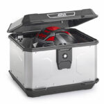 Βαλίτσα 44 λίτρα ALP44A αλουμίνιο monolock με πιάστρα + κιτ τοποθέτησης GIVI 2