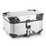 Βαλίτσα κεντρική ασημί 58 lt OBKEV58A EVO monokey χωρίς πιάστρα+κλειδί GIVI