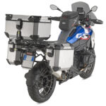 Βαλίτσα κεντρική ασημί 58 lt OBKEV58A EVO monokey χωρίς πιάστρα+κλειδί GIVI 2