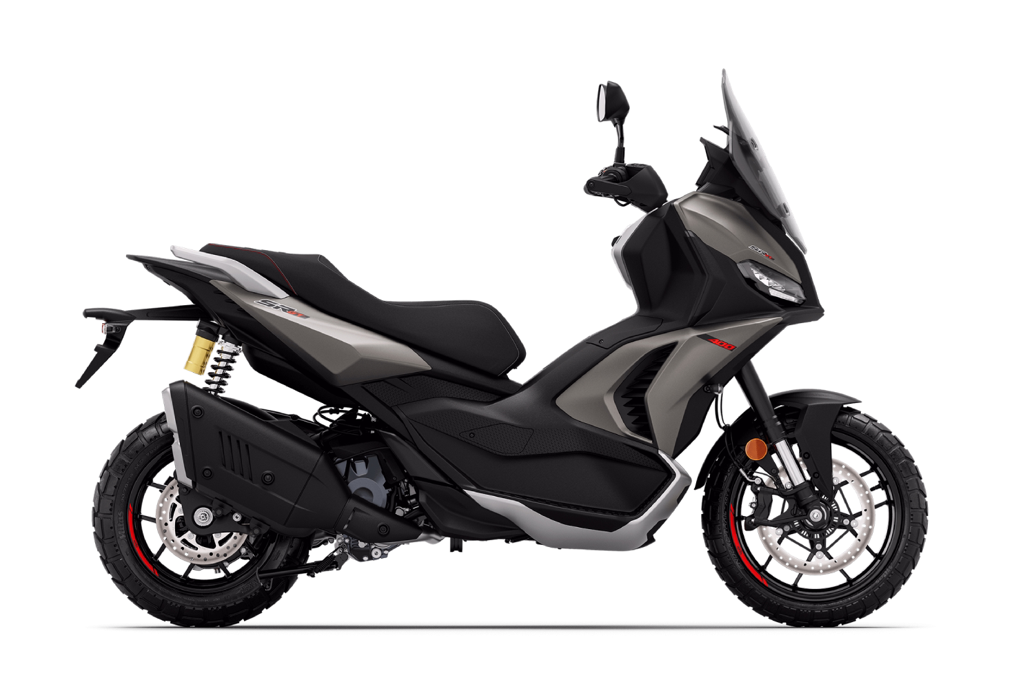 aprilia sr gt 400 grey dark