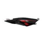 Ουρά πίσω δεξιά Malaguti Spectre GP 125 γνήσια (μαύρη ουρά, κόκκινο αυτοκόλλητο)