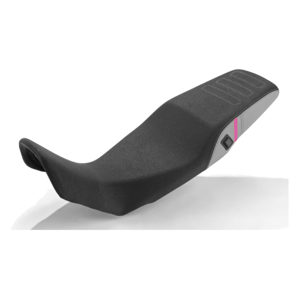 Ψηλή σέλα Austin Pink θερμαινόμενη (870mm) γνήσια για CFMOTO 450MT